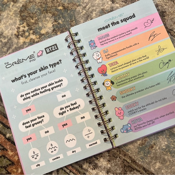 BRAND NEW the Crème shop BT21 Skincare Diary - Picture 5 of 9